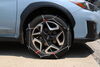 2019 subaru crosstrek tire chains konig on road only - diamond pattern square link assisted tensioning 1 pair