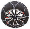 tire chains on road or off konig commercial truck - diamond pattern square link assisted tensioning 1 pair