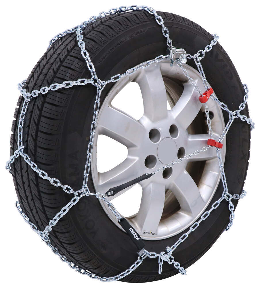 Konig Commercial Truck Tire Chains - Diamond Pattern - Square Link 
