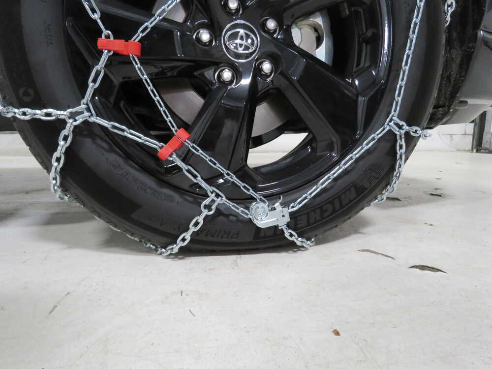 2017 Toyota RAV4 Konig Standard Snow Tire Chains Diamond Pattern D