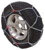 tire chains on road or off konig commercial truck - diamond pattern square link assisted tensioning 1 pair