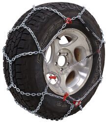 Konig Commercial Truck Tire Chains - Diamond Pattern - Square Link - Assisted Tensioning - 1 Pair - th01571255