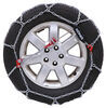 tire chains on road only konig - diamond pattern square link self tensioning 1 pair