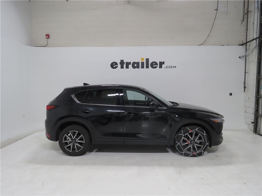 2018 Mazda CX5 Konig Tire Chains Diamond Pattern Square Link