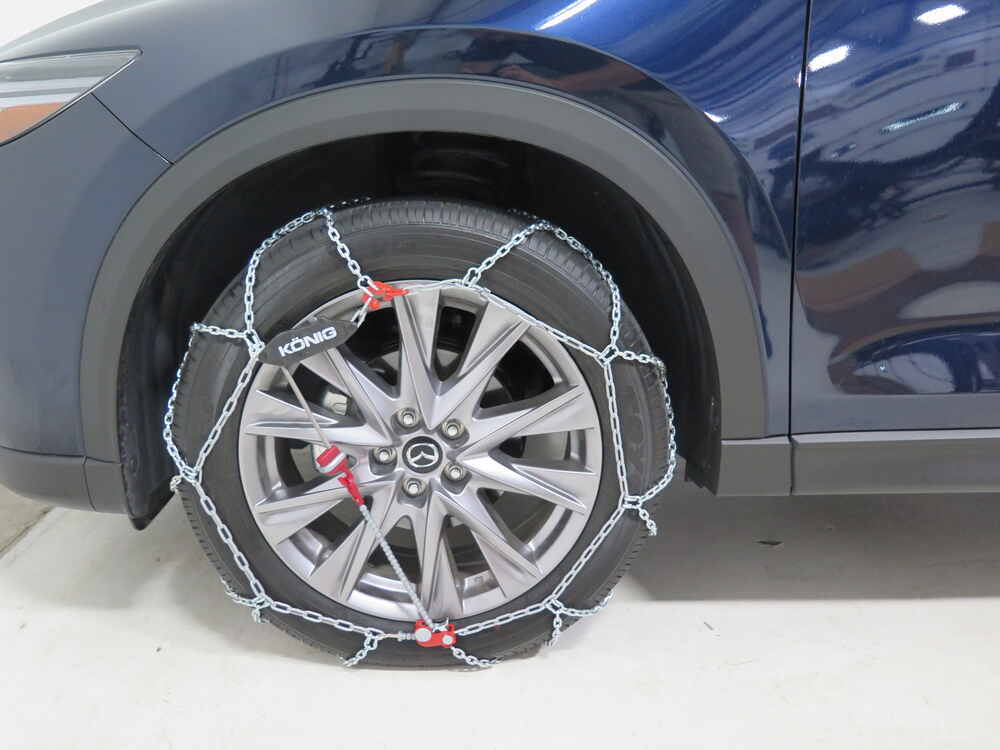 2016 Mazda CX5 Konig SelfTensioning Snow Tire Chains for SUVs and