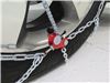 0  tire chains class s compatible konig - diamond pattern square link self tensioning 1 pair
