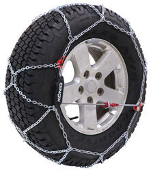 Konig Self-Tensioning Snow Tire Chains - Diamond Pattern - D Link - XG12 Pro - Size 267             