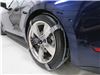2018 ford mustang  tire chains on road only konig k-summit - diamond pattern square link self tensioning 1 pair