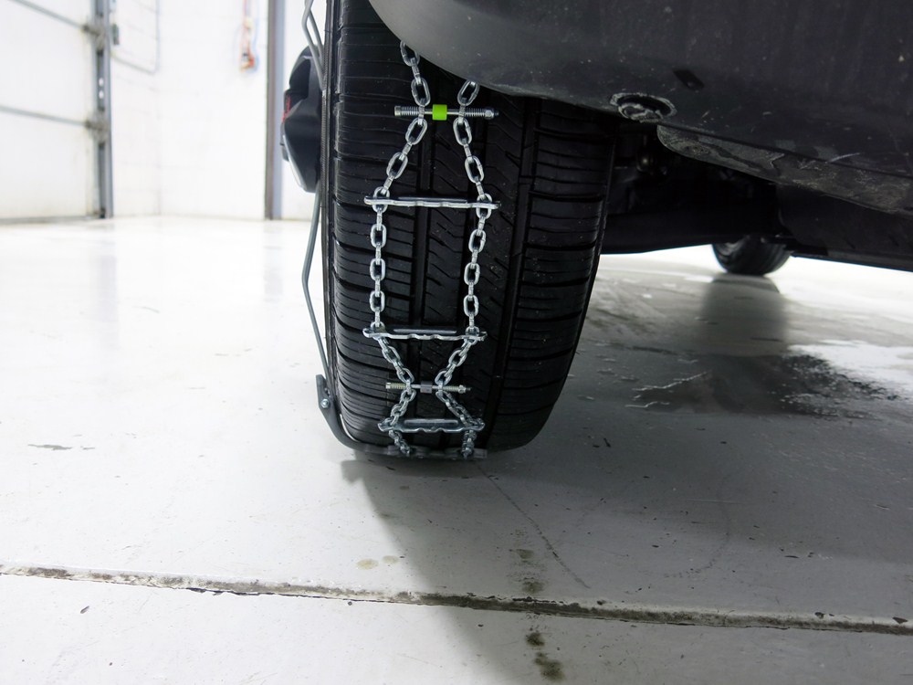Konig K-Summit Tire Chains - Diamond Pattern - Square Link - Self 