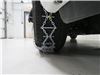 2019 dodge grand caravan  tire chains steel d-link w ice spikes konig k-summit - diamond pattern square link self tensioning 1 pair