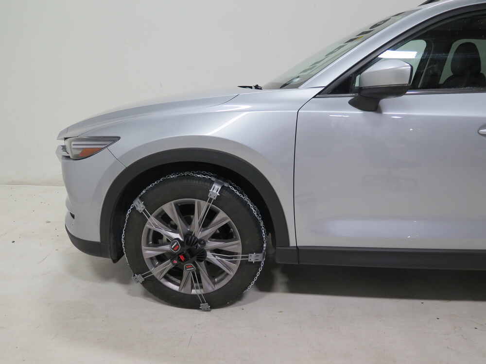 2015 Mazda CX5 Konig KSummit Tire Chains Diamond Pattern Square