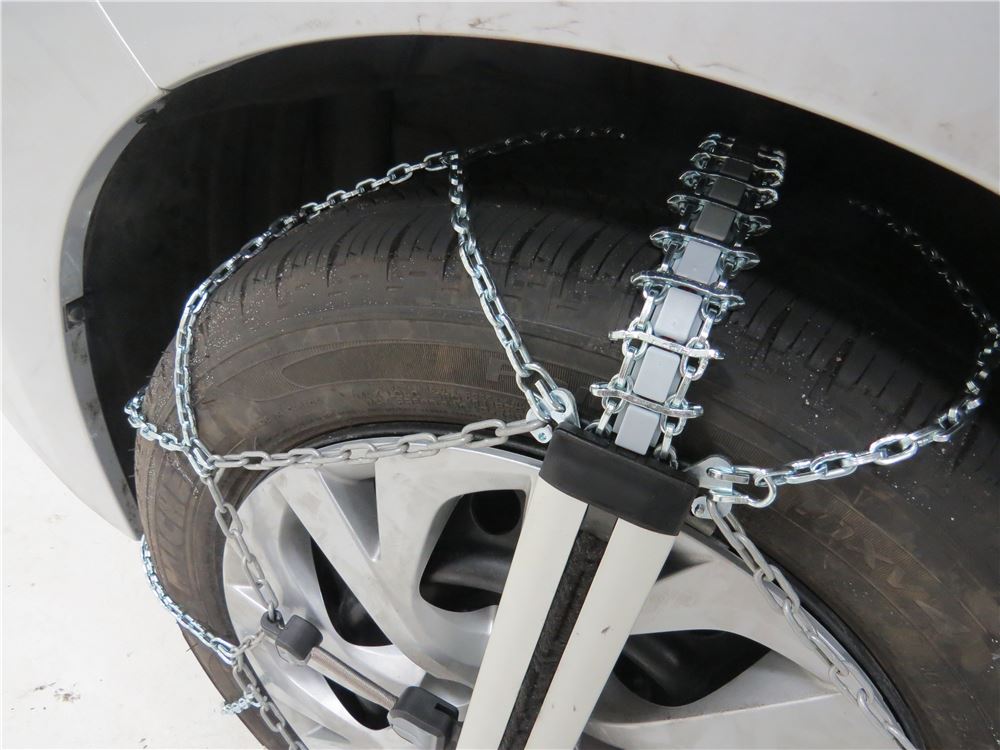 2017 Toyota Corolla Konig Easy Fit Tire Chains Diamond Pattern
