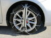 2014 toyota prius v  tire chains on road only konig easy fit - diamond pattern square link self tensioning 1 pair