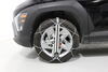 2024 hyundai kona  tire chains on road only konig easy fit - diamond pattern square link self tensioning 1 pair