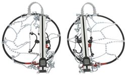 Konig Easy Fit Tire Chains - Diamond Pattern - Square Link - Self Tensioning - 1 Pair