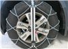 2010 nissan pathfinder  tire chains on road only konig easy fit - diamond pattern square link self tensioning 1 pair