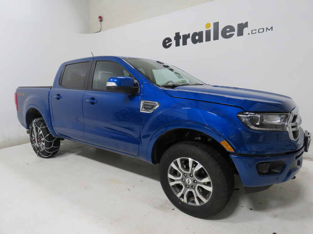 2019 Ford Ranger Konig Easy Fit Tire Chains Diamond Pattern Square