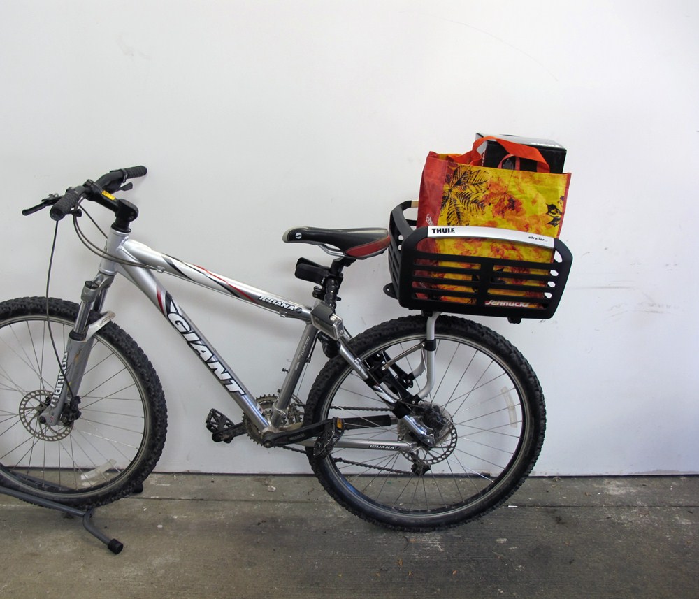 duim nietig doolhof Thule Pack 'n Pedal Basket for Bike Racks - 33 lbs - Black Thule Bike  Accessories TH100050