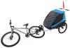 0  multi-function trailer 1 year and older thule coaster xt bike stroller - 2 child blue