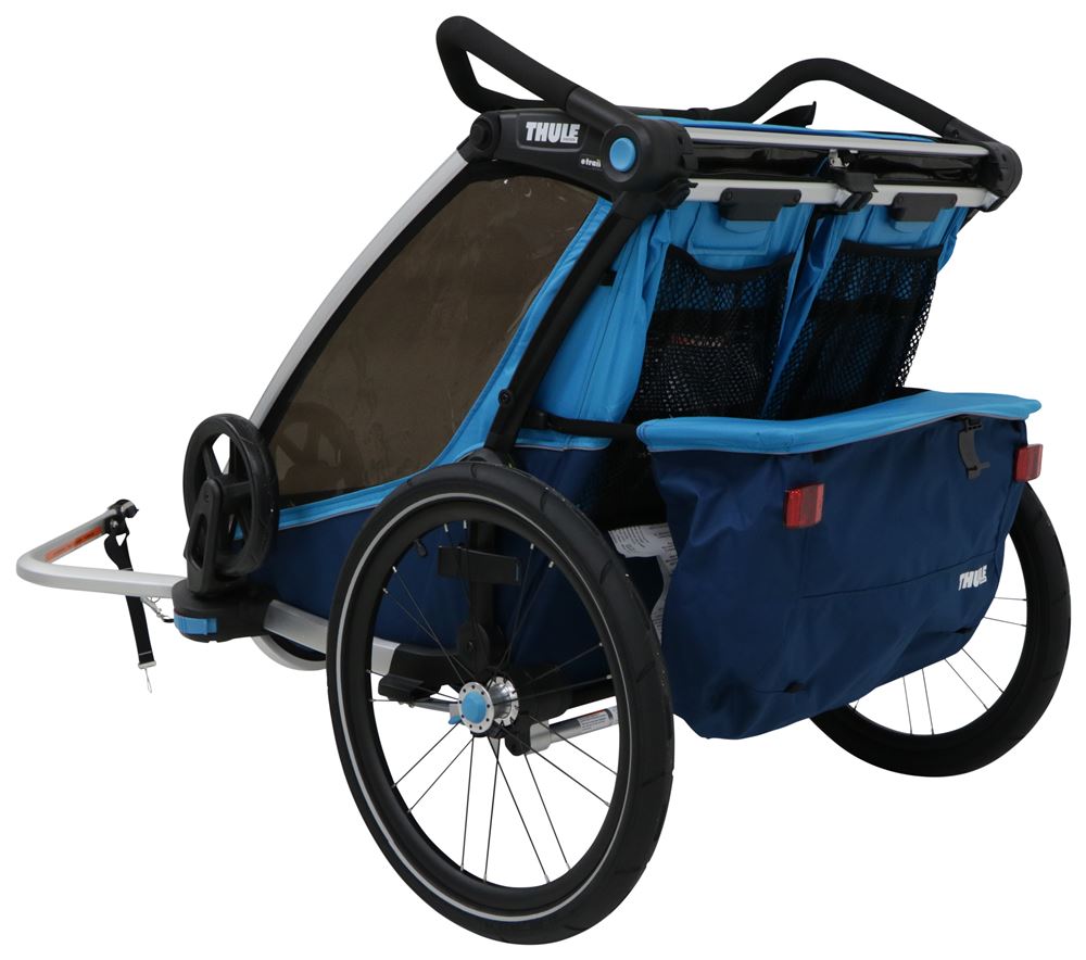 Thule Chariot Cross Bike Trailer and Stroller - 2 Child - Blue Thule ...