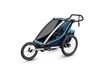 Thule Chariot Cross Bike Trailer, Stroller, and Jogger - 1 Child - Blue 75 lbs TH10202011-301