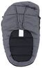 baby strollers seat footmuff for thule - shadow gray