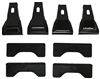 crossbars custom fit roof rack kit with th710501 | th711220 th145168