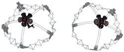 Konig K-Summit Tire Chains - Diamond Pattern - Square Link - Self Tensioning - 1 Pair - KON24FR