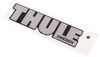 roof box replacement side decal for thule motion xt rooftop cargo boxes - silver on black qty 1