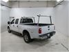 2008 ford f 250 and 350 super duty  truck bed fixed height thule tracrac tracone ladder rack w/ cantilever - mount 800 lbs silver