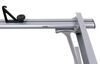 truck bed over the cab thule tracrac tracone ladder rack w/ cantilever - fixed mount 800 lbs silver