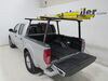 2019 nissan frontier  truck bed fixed height thule tracrac tracone ladder rack - mount 800 lbs matte black