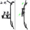 wheel and frame mount adjustable arms thule elite van xt 2 bike rack for sprinter rear door
