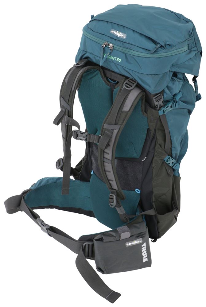 Thule Versant Women's Backpacking Pack - 50 Liter - Deep Teal Hipbelt Pockets,Rain Cover,Weather Proof TH3203571