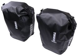 Thule Pack 'n Pedal Shield Pannier Bags for Bike Racks - 24 Liters - Black - Qty 2 - TH38JR