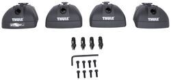 Thule WingBar Evo Crossbars - Aluminum - Black - 53" Long - Qty 2                              