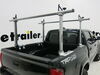 2019 toyota tacoma  truck bed over the thule xsporter pro adjustable height ladder rack - aluminum 450 lbs silver