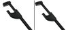 frame mount aero bars factory round square elliptical thule proride xt roof bike rack - clamp on or channel aluminum