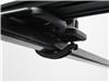 0  frame mount aero bars factory round square thule proride xt roof bike rack - clamp on or channel aluminum