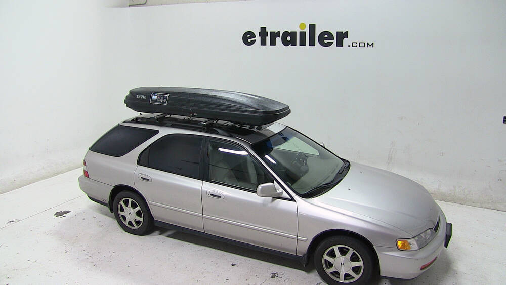 Volkswagen Golf Alltrack Thule Pulse Alpine Rooftop Cargo Box 11