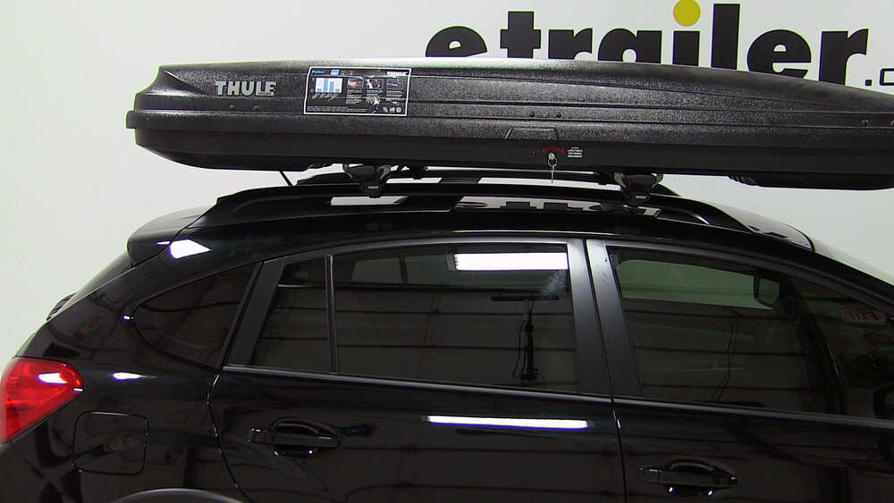 Subaru Impreza Thule Pulse Alpine Rooftop Cargo Box 11 Cu Ft Matte Black