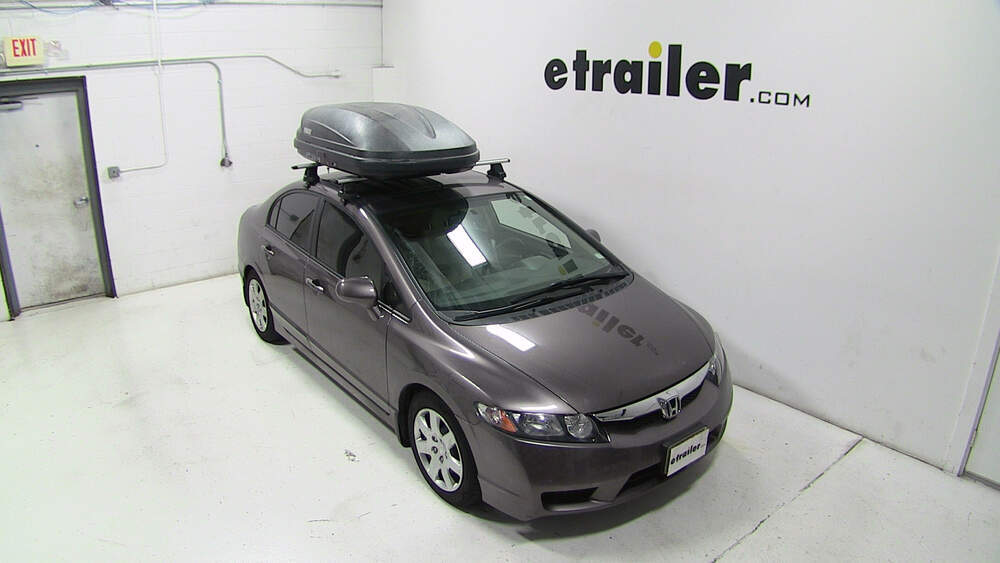 2010 Honda Civic Thule Pulse Medium Rooftop Cargo Box 14 cu ft