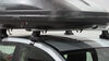 2013 nissan rogue  medium profile thule pulse rooftop cargo box - 14 cu ft matte black