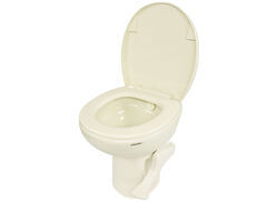 Thetford Aqua-Magic Style II RV Toilet - Standard Height - Round Bowl - Bone Ceramic - TH65SE