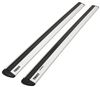 crossbars aero bars thule wingbar evo - aluminum silver 43 inch long qty 2