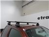 Thule WingBar Evo Crossbars - Aluminum - Black - 53" Long - Qty 2 Aero Bars TH711420 on 2016 Nissan Frontier 