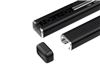 crossbars thule squarebar evo roof rack for fixed mounting points - black steel qty 2