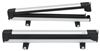 thule ski and snowboard racks roof rack snowpack extender carrier - slide out 6 pairs of skis or 4 boards silver