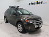 2011 ford edge  roof rack 4 snowboards 6 pairs of skis thule snowpack ski and snowboard carrier - locking or boards silver