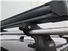 0  roof rack clamp-on thule snowpack ski and snowboard carrier - locking 6 pairs of skis or 4 boards black